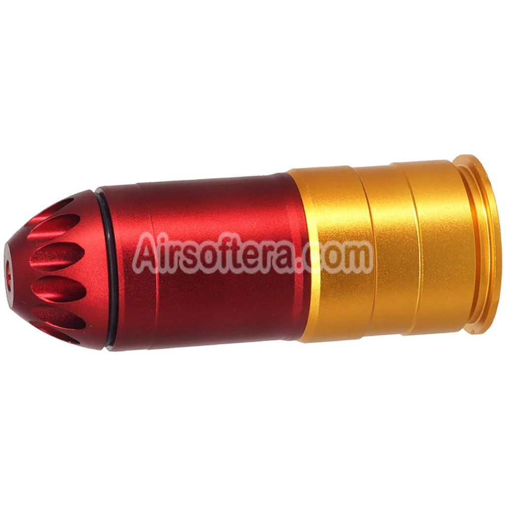 Airsoft CYMA 120rd 40mm M203 Gas Grenade Cartridge Shell Red/Gold ...