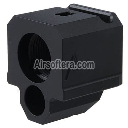 RWA Agency Arms 417 Single Port Compensator -14mm CCW Counter-Clockwise Thread Suitable For G-Series GBB Pistols Airsoft