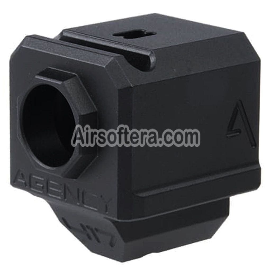 RWA Agency Arms 417 Single Port Compensator -14mm CCW Counter-Clockwise Thread Suitable For G-Series GBB Pistols Airsoft