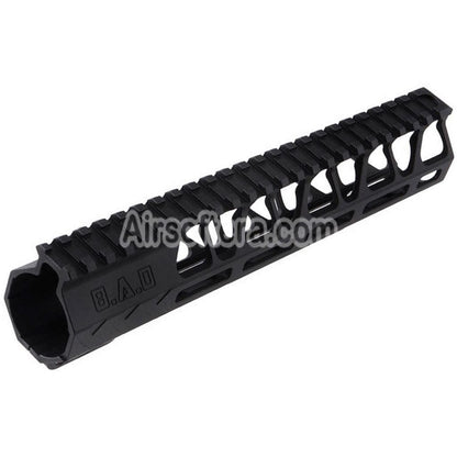 Airsoft BAD Workhorse CNC Aluminum 9.5" Inches Free Float M-LOK Handguard Rail System For VFC AR M4 Series GBB Rifles Black