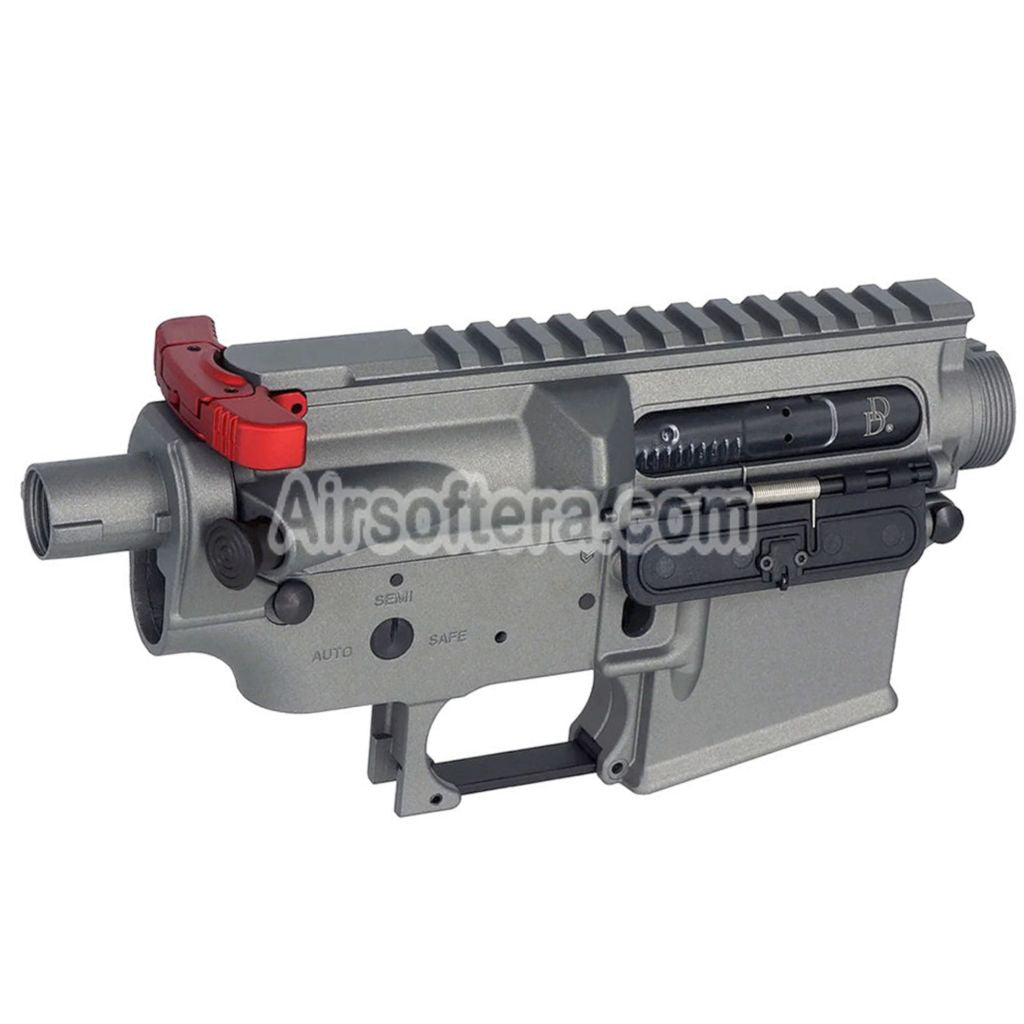 CYMA Daniel Defense MK18 RIII Receiver Kit For M4 M16 Series V2 AEG Rifles Airsoft Grey/Red