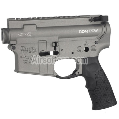 CYMA CGS Daniel Defense DDM4 PDW Receiver Kit Set For CYMA CGS Tokyo Marui M4 Series MWS GBB Rifles Airsoft Grey