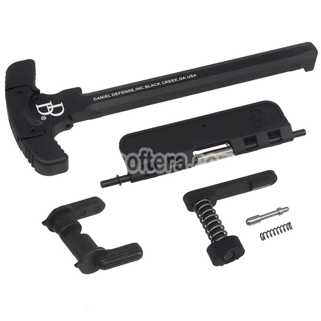 CYMA CGS Daniel Defense CNC Enhanced Combo Set Receiver Parts For CYMA CGS M4 Series GBB Rifles Airsoft Black