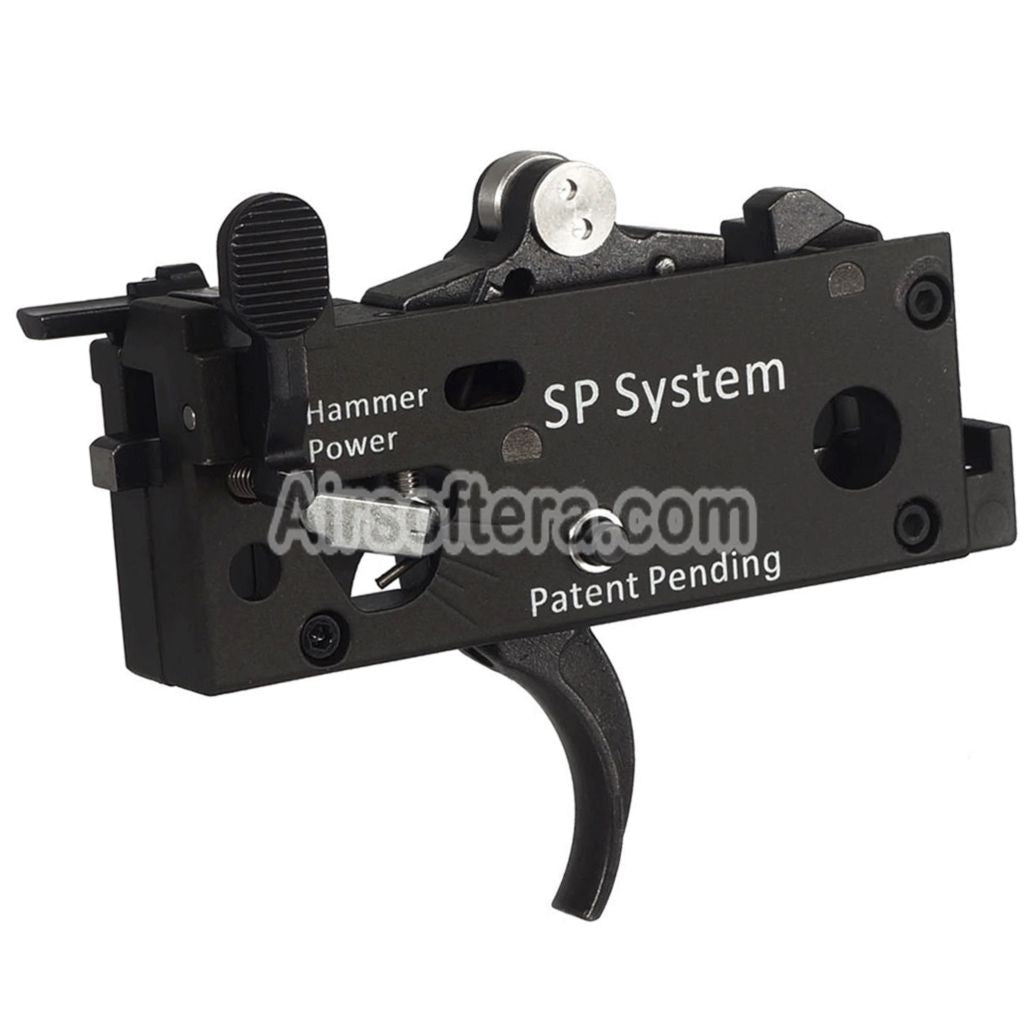 CYMA CGS Adjustable Upgraded Light Trigger Pull Complete Trigger Box For CYMA CGS M4 Series GBB Rifles Airsoft Black