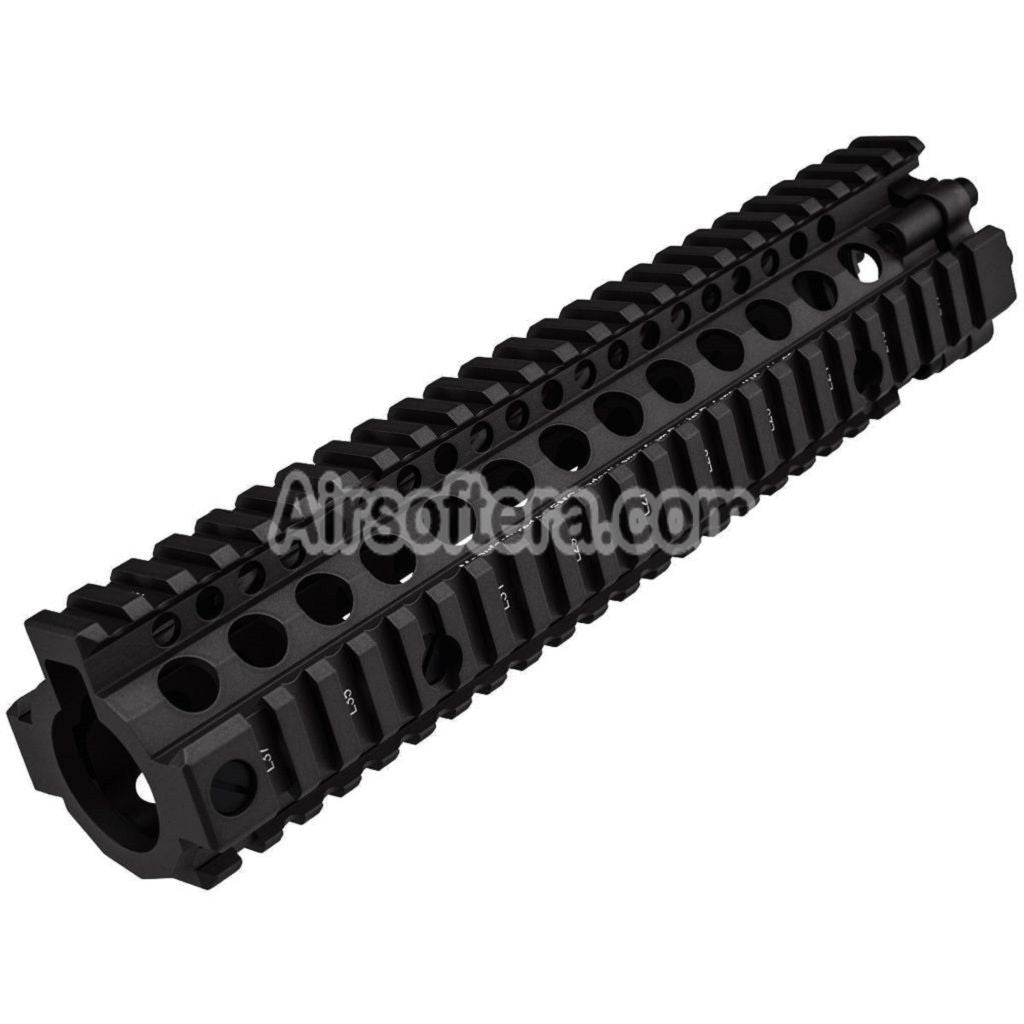 CYMA 241mm Aluminum MK18 Style RAS Handguard Rail System For M4 M16 Series AEG Rifles Airsoft Black
