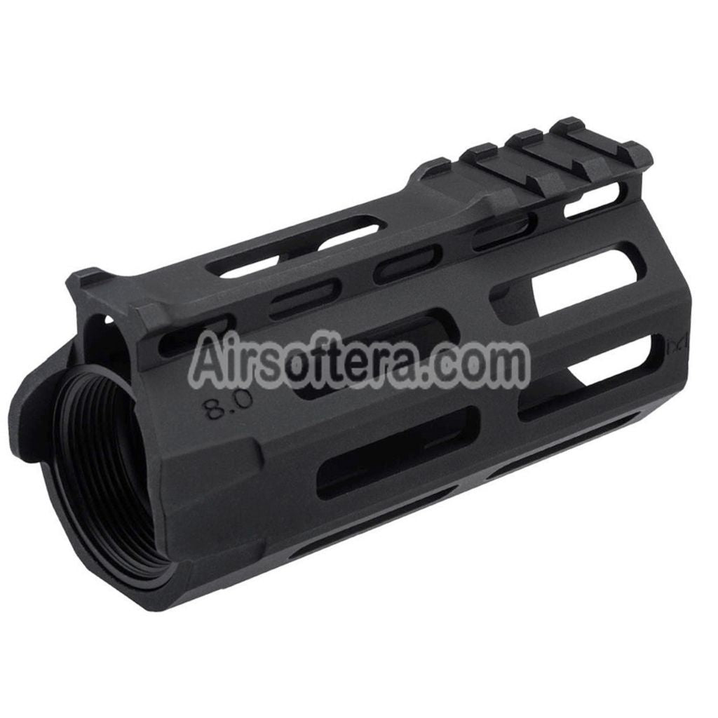 APS 4 Inches Evolution Tech 8.0 M-Lok Tactical Handguard Rail System with Inner Outer Barrel For APS ASR Tokyo Marui M4 Series AEG Upper Receiver Airsoft