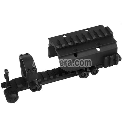 CYMA CGS KXC Style NADS Mount Top Side Rail with 556 Riser 300M Rear Sight For 20mm Picatinny Rail - AirsoftEra