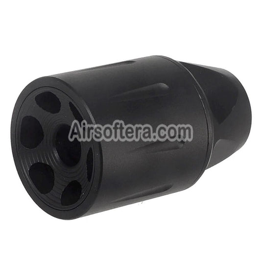 CYMA Synergy Linear Hybrid Comp Muzzle Brake Flash Hider -14mm CCW Counter-Clockwise Thread