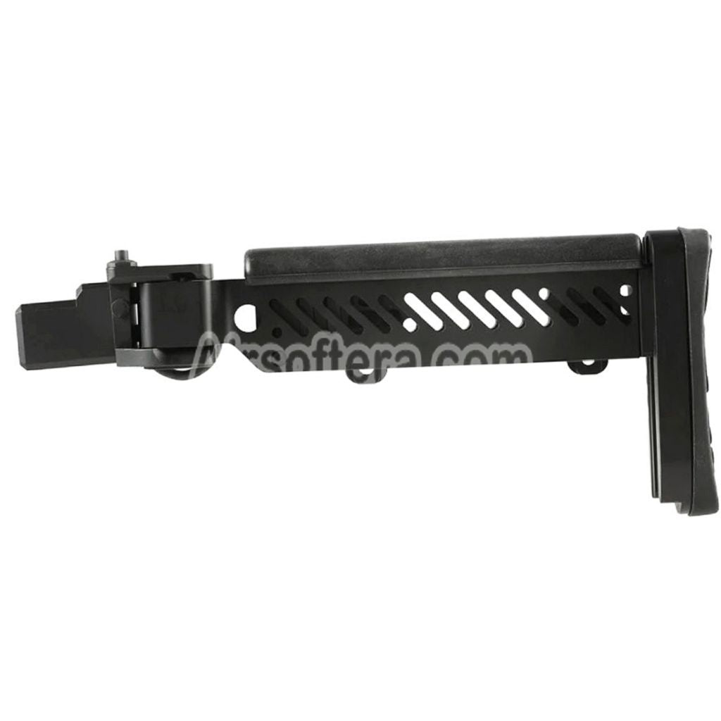 5KU PT-5 Side Folding Stock Suitable For GHK AK AIMS AKM Series GBB Rifles Airsoft Black - AirsoftEra