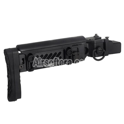 5KU PT-5 Side Folding Stock Suitable For GHK AK AIMS AKM Series GBB Rifles Airsoft Black - AirsoftEra