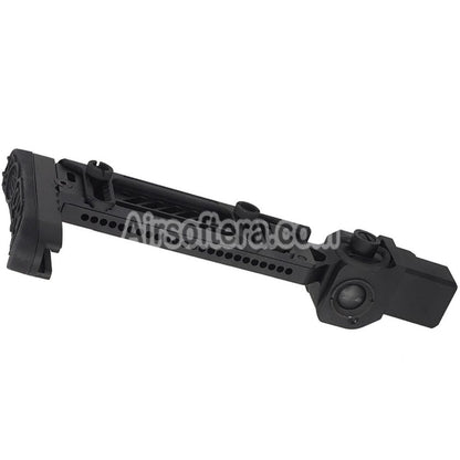 5KU PT-5 Side Folding Stock Suitable For GHK AK AIMS AKM Series GBB Rifles Airsoft Black - AirsoftEra