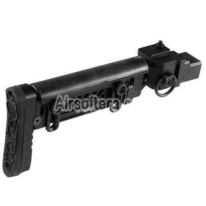 5KU PT-5 Side Folding Stock Suitable For GHK AK AIMS AKM Series GBB Rifles Airsoft Black - AirsoftEra
