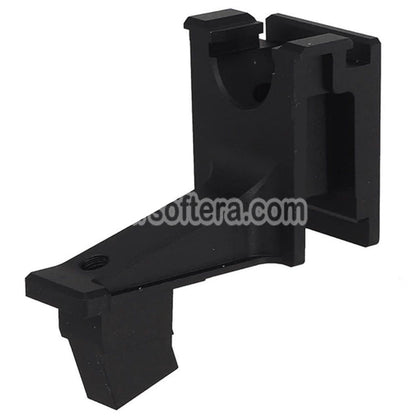 5KU KPYK Telescopic Folding Stock with Cheek Riser for Tokyo Marui AKM Series GBB Rifles Black - AirsoftEra