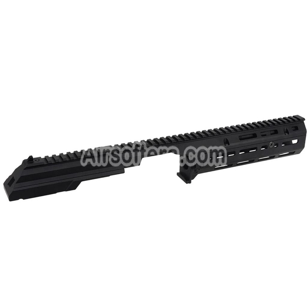 5KU 340mm MK3 Monolithic 1913 20mm M-LOK Top Handguard Rail System Set For CYMA AK105 AKM AK Series AEG Rifles Airsoft Black