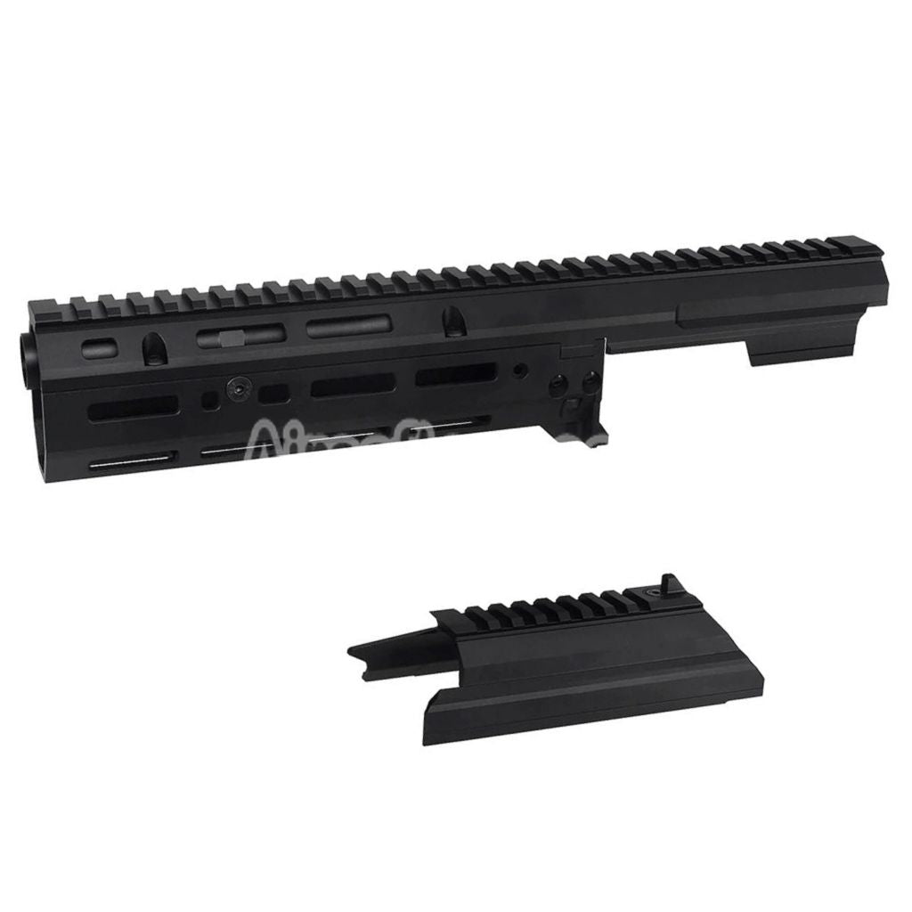 5KU 340mm MK3 Monolithic 1913 20mm M-LOK Top Handguard Rail System Set For CYMA AK105 AKM AK Series AEG Rifles Airsoft Black