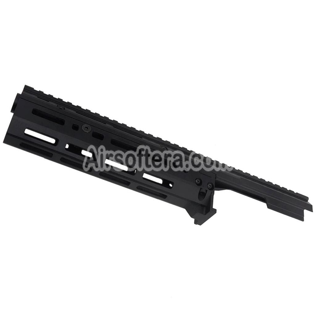 5KU 340mm MK3 Monolithic 1913 20mm M-LOK Top Handguard Rail System Set For CYMA AK105 AKM AK Series AEG Rifles Airsoft Black