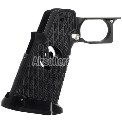 5KU CNC Aluminum Grip Type-6 For Tokyo Marui Hi-Capa 5.1 4.3 Series GBB Pistols Airsoft Black