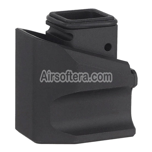 JDG Floyds Licensed Magazine Extension Pad Base For Tokyo Marui G17 Gen.5 MOS GBB Pistols Magazine Black - AirsoftEra