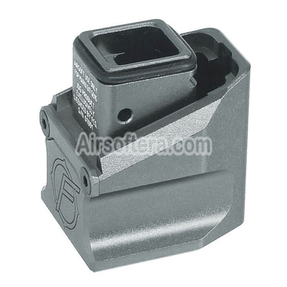 JDG Floyds Licensed Magazine Extension Pad Base For Tokyo Marui G17 Gen.5 MOS GBB Pistols Magazine Gray - AirsoftEra