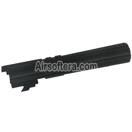 5KU 4.3 Inches CNC Aluminium Outer Barrel +11mm CW Suitable For Armorer Works AW WE-TECH Tokyo Marui Hi-Capa 4.3 Series GBB Pistols Airsoft Black - AirsoftEra