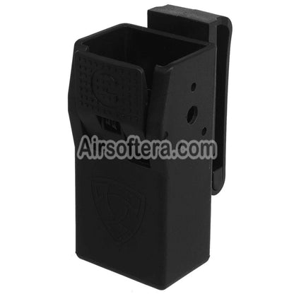APS Tactical Type Lockable Magazine Pouch For G-Series GBB Pistols Airsoft Magazine Black - AirsoftEra