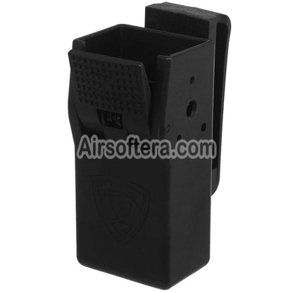 APS Tactical Type Lockable Magazine Pouch For CZ Shadow SP01 Tanfoglio SIG P226 P320 GBB Pistols Airsoft Magazine Black - AirsoftEra