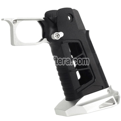 5KU CNC Aluminum Grip Type-7 For Tokyo Marui Hi-Capa 5.1 4.3 Series GBB Pistols Airsoft Black/Silver