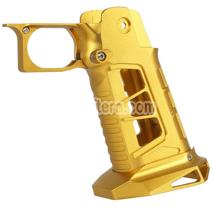 5KU CNC Aluminum Grip Type-7 For Tokyo Marui Hi-Capa 5.1 4.3 Series GBB Pistols Airsoft Gold