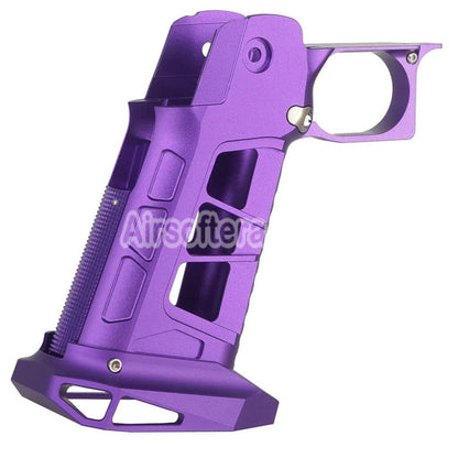 5KU CNC Aluminum Grip Type-7 For Tokyo Marui Hi-Capa 5.1 4.3 Series GBB Pistols Airsoft Purple
