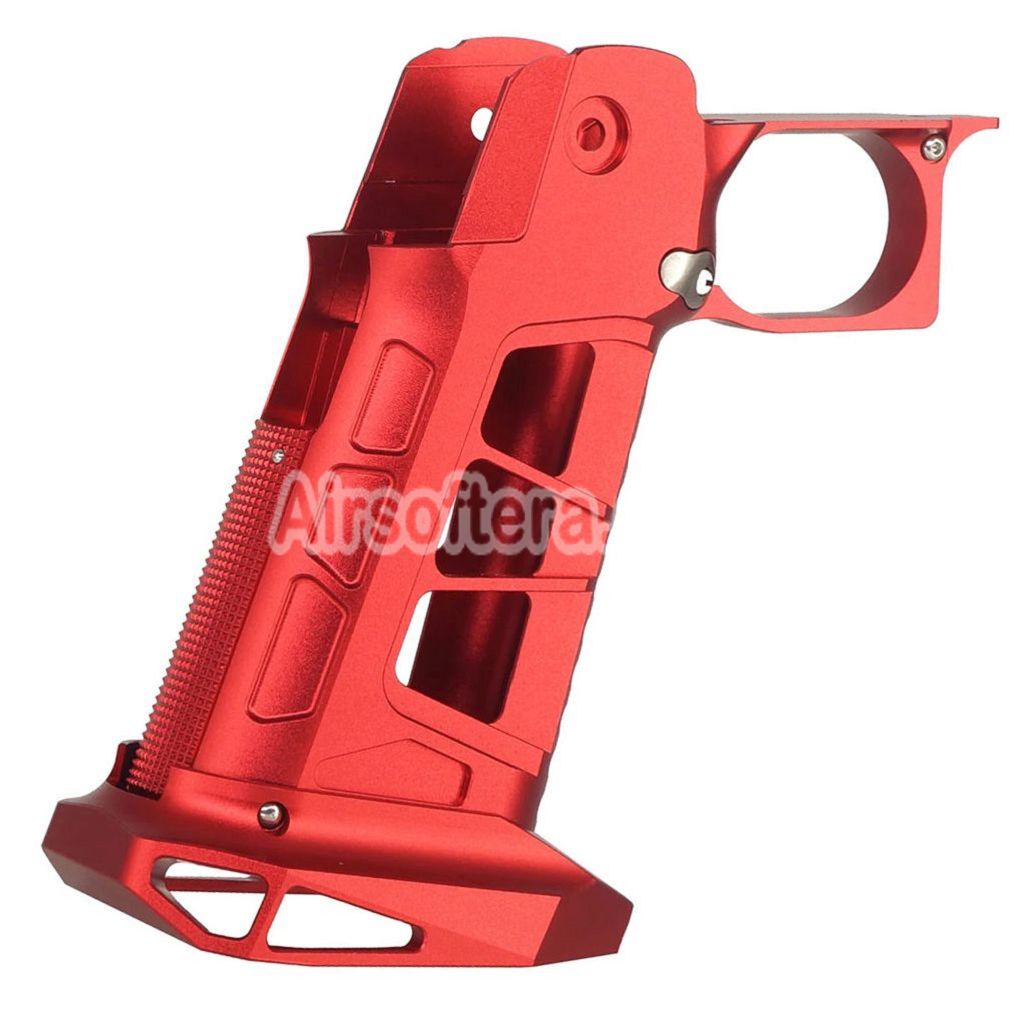 5KU CNC Aluminum Grip Type-7 For Tokyo Marui Hi-Capa 5.1 4.3 Series GBB Pistols Airsoft Red