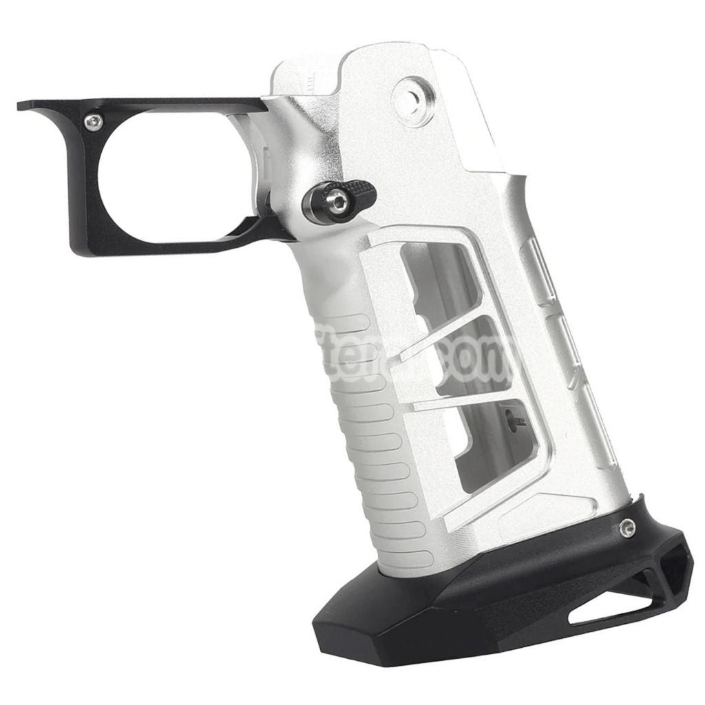 5KU CNC Aluminum Grip Type-7 For Tokyo Marui Hi-Capa 5.1 4.3 Series GBB Pistols Airsoft Silver