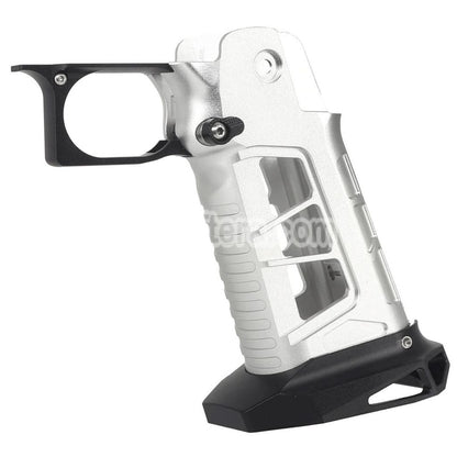 5KU CNC Aluminum Grip Type-7 For Tokyo Marui Hi-Capa 5.1 4.3 Series GBB Pistols Airsoft Silver