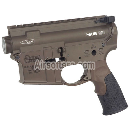 CYMA CGS Daniel Defense MK18 RIII Receiver Kit Set For CYMA CGS Tokyo Marui M4 Series MWS GBB Rifles Airsoft Brown - AirsoftEra