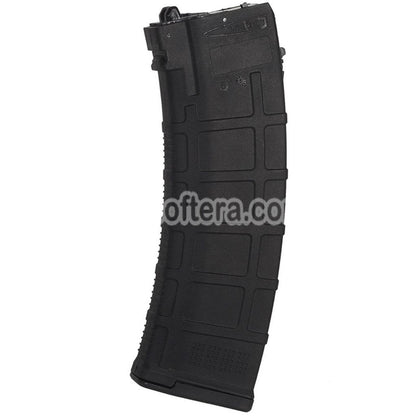 WELL PRO 24rd Polymer PMAG Co2 Magazine Suitable For Well / WE G74A AK74 Series GBB Rifles Airsoft Black - AirsoftEra