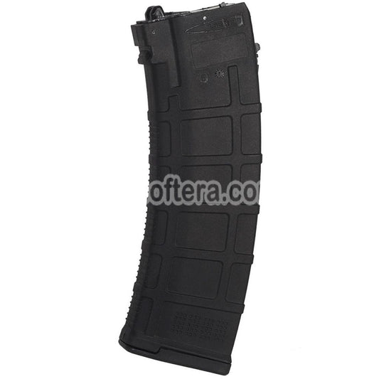 WELL PRO 24rd Polymer PMAG Co2 Magazine Suitable For Well / WE G74A AK74 Series GBB Rifles Airsoft Black - AirsoftEra