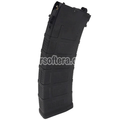 WELL PRO 24rd Polymer PMAG Gas Magazine Suitable For Well / WE G74A AK74 Series GBB Rifles Airsoft Black - AirsoftEra