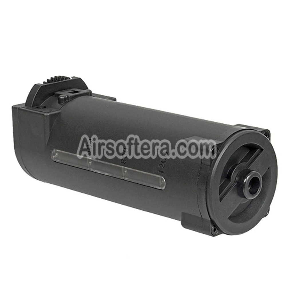 WELL PRO 1200rd Polymer Magazine Suitable For WE23 Series AEG Minigun Airsoft Black - AirsoftEra
