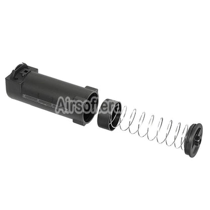 WELL PRO 1200rd Polymer Magazine Suitable For WE23 Series AEG Minigun Airsoft Black - AirsoftEra