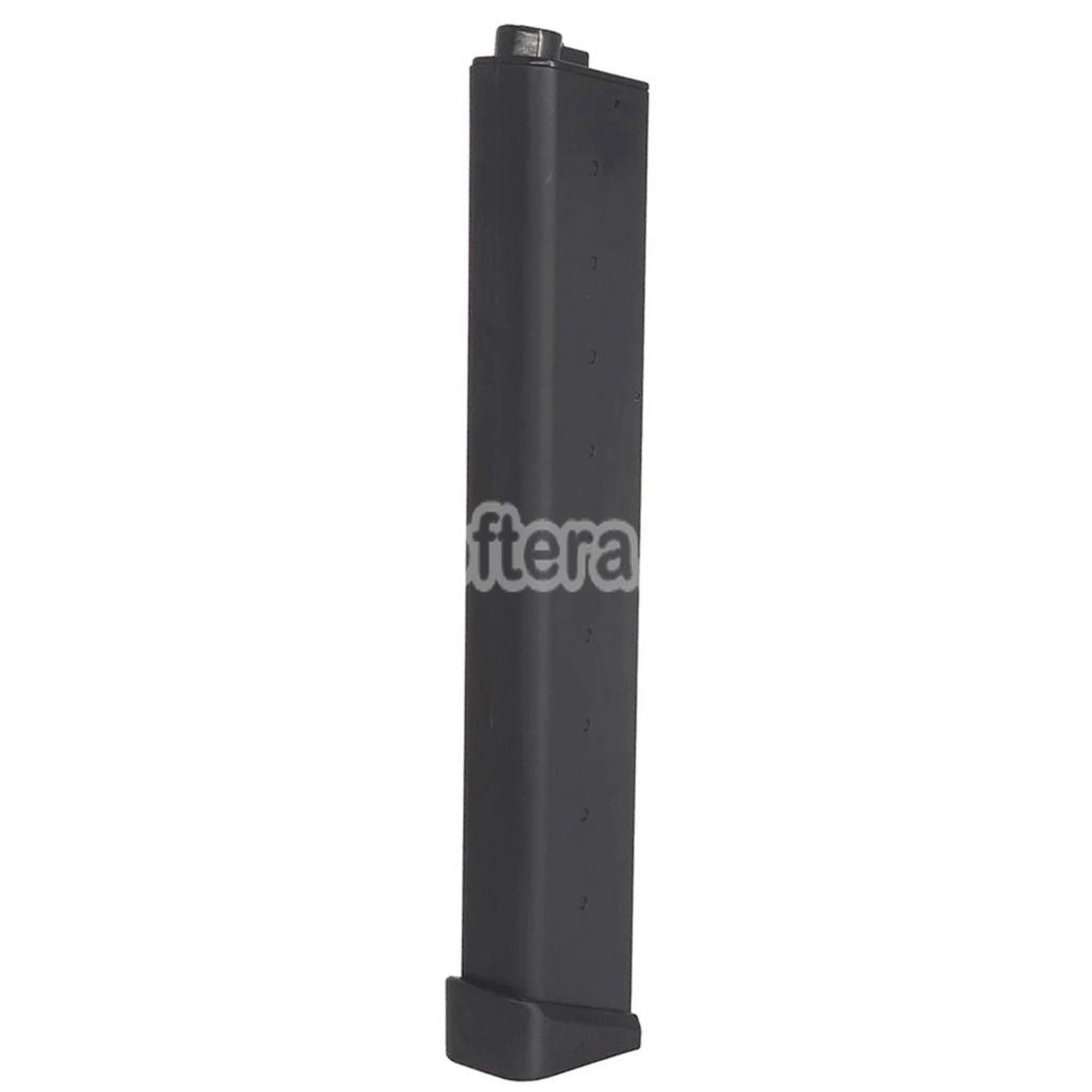 WELL PRO 100rd Polymer Mid-Cap Magazine Suitable For WE01A ARP9 Series AEG Rifles Airsoft Black - AirsoftEra