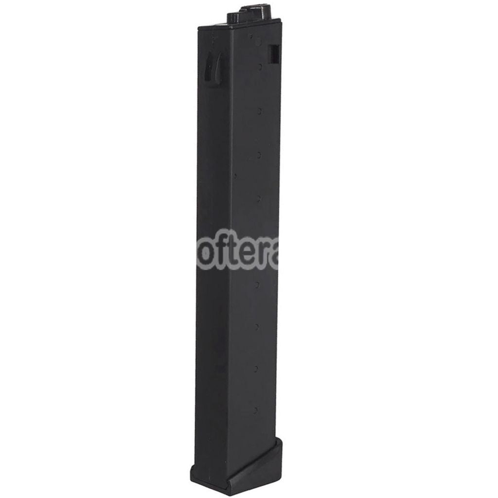 WELL PRO 100rd Polymer Mid-Cap Magazine Suitable For WE01A ARP9 Series AEG Rifles Airsoft Black - AirsoftEra