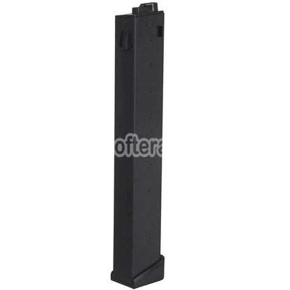 WELL PRO 100rd Polymer Mid-Cap Magazine Suitable For WE01A ARP9 Series AEG Rifles Airsoft Black - AirsoftEra