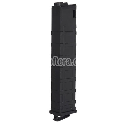 WELL PRO 90rd Mid-Cap Magazine Suitable For WELL PRO / Classic Army / CYMA / G&P / Golden Eagle / JG / SRC / Tokyo Marui MP5 Series AEG Rifles Airsoft Black - AirsoftEra
