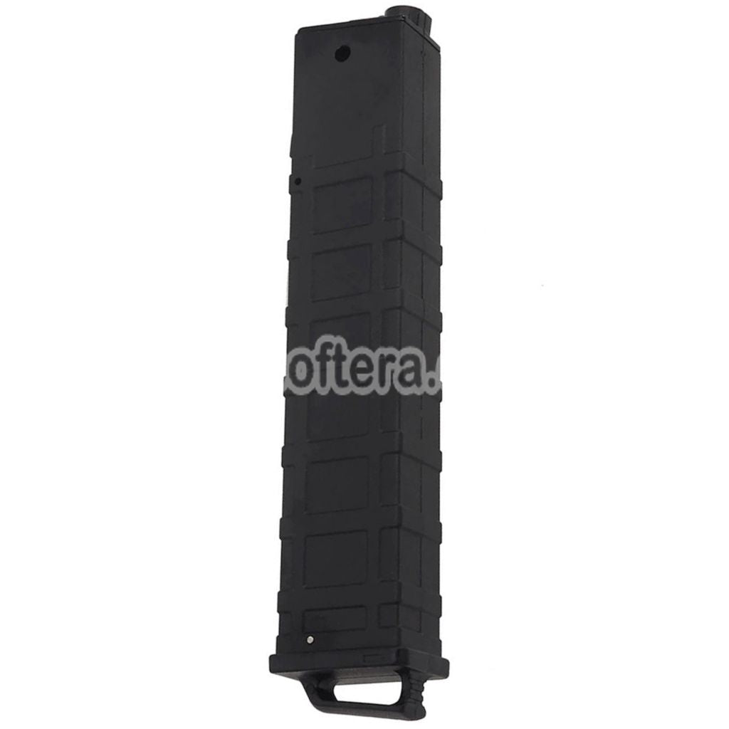 WELL PRO 90rd Mid-Cap Magazine Suitable For WELL PRO / Classic Army / CYMA / G&P / Golden Eagle / JG / SRC / Tokyo Marui MP5 Series AEG Rifles Airsoft Black - AirsoftEra