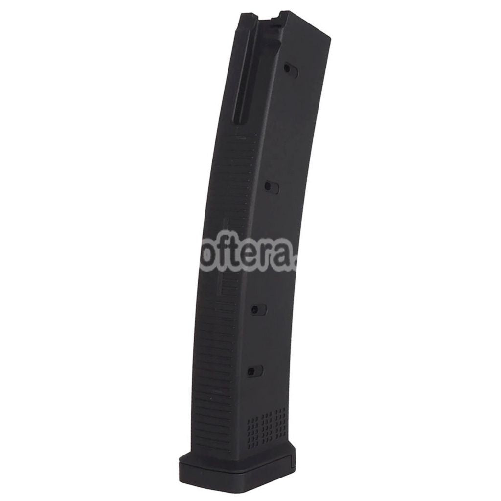 WELL PRO 100rd Polymer Mid-Cap Magazine Suitable For WE05 Series AEG Rifles Airsoft Black - AirsoftEra