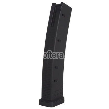 WELL PRO 100rd Polymer Mid-Cap Magazine Suitable For WE05 Series AEG Rifles Airsoft Black - AirsoftEra