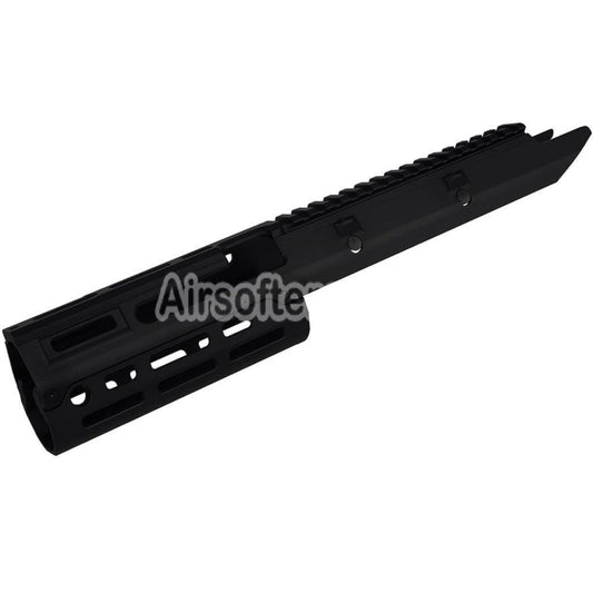 5KU 350mm Monolithic M-LOK Handguard Rail System Set For Tokyo Marui Next Gen. MP5 AEG / VFC MP5 GBB Rifles Airsoft Black