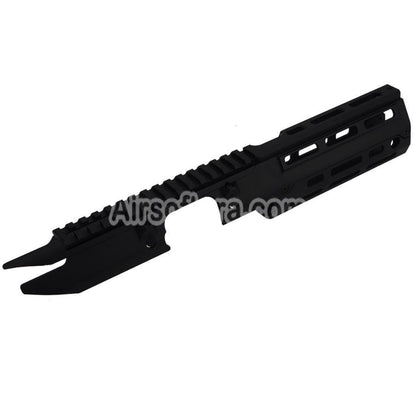 5KU 350mm Monolithic M-LOK Handguard Rail System Set For Tokyo Marui Next Gen. MP5 AEG / VFC MP5 GBB Rifles Airsoft Black