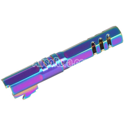 5KU 4.3 Inches Stainless Steel Hexagon Outer Barrel +11mm CW Suitable For Armorer Works WE (WE-TECH) Tokyo Marui Hi-Capa 4.3 Series GBB Pistols Airsoft HG - AirsoftEra
