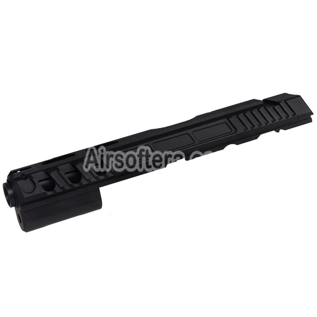 5KU CNC Aluminum Milling Slide & Barrel Kit Set Type-3 For KJ Works ASG CZ Shadow 2 Series GBB Pistols Airsoft Black - AirsoftEra