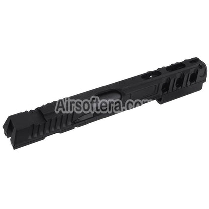 5KU CNC Aluminum Milling Slide & Barrel Kit Set Type-3 For KJ Works ASG CZ Shadow 2 Series GBB Pistols Airsoft Black - AirsoftEra